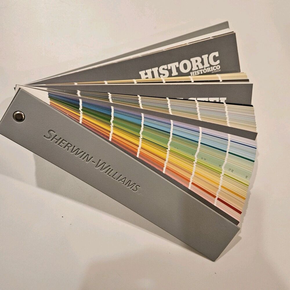 Sherwin Williams 2018 Hardcover Colorsnap Fan Deck Paint Chip Color Match